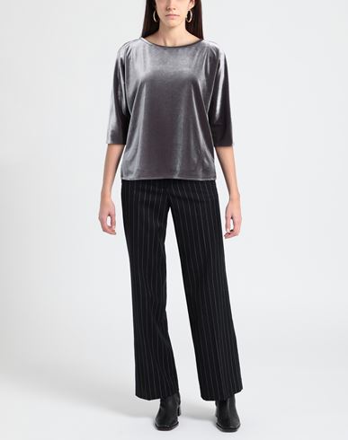 Woman Top Grey Size 2 Polyester, Elastane
