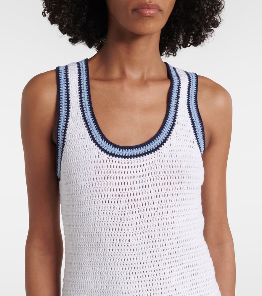 Elsa crochet cotton minidress