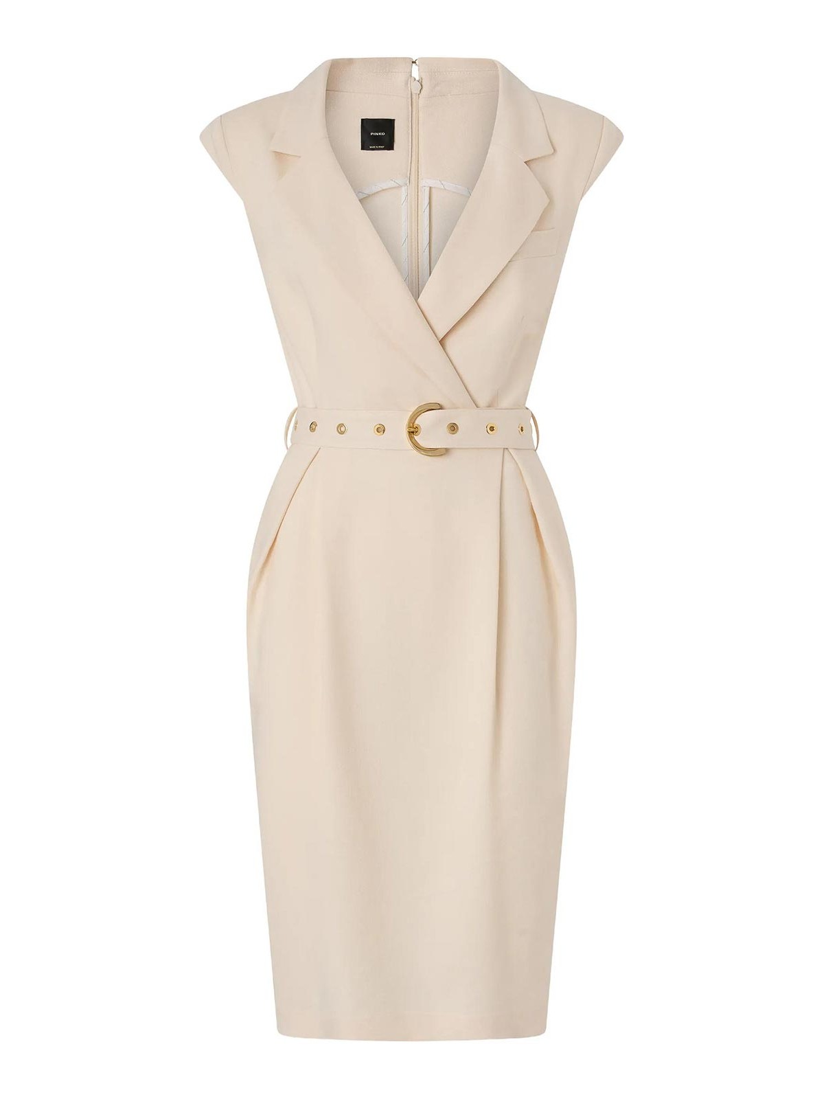 Midi wrap dress with belt - 40