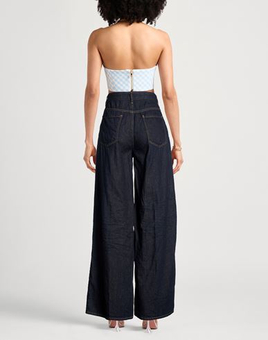 Woman Jeans Blue Size 0 Cotton, Elastane