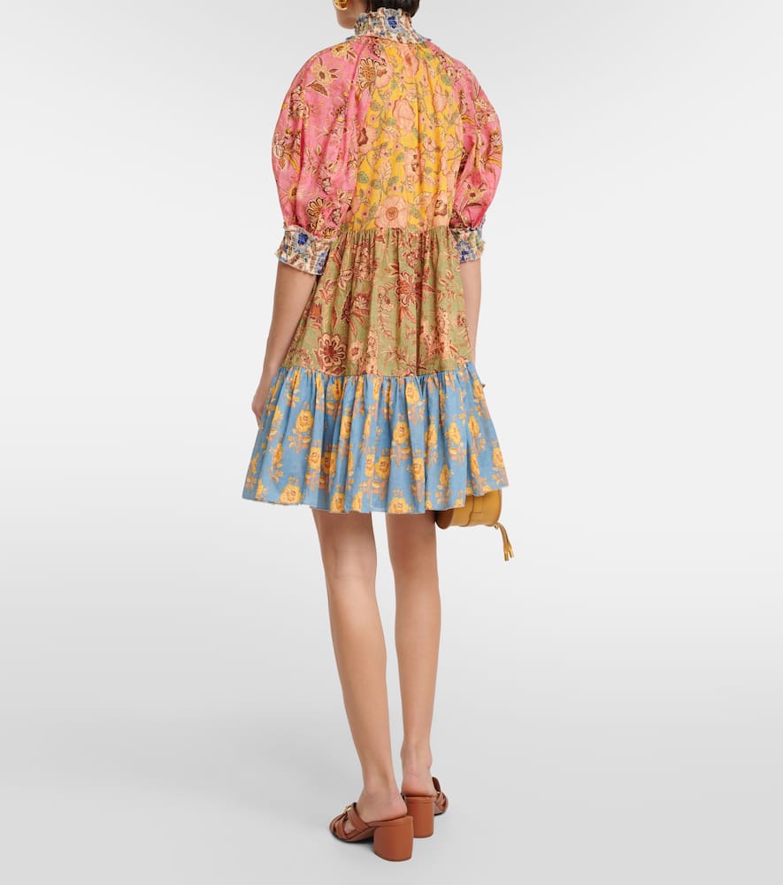 Zimmermann Junie floral cotton minidress