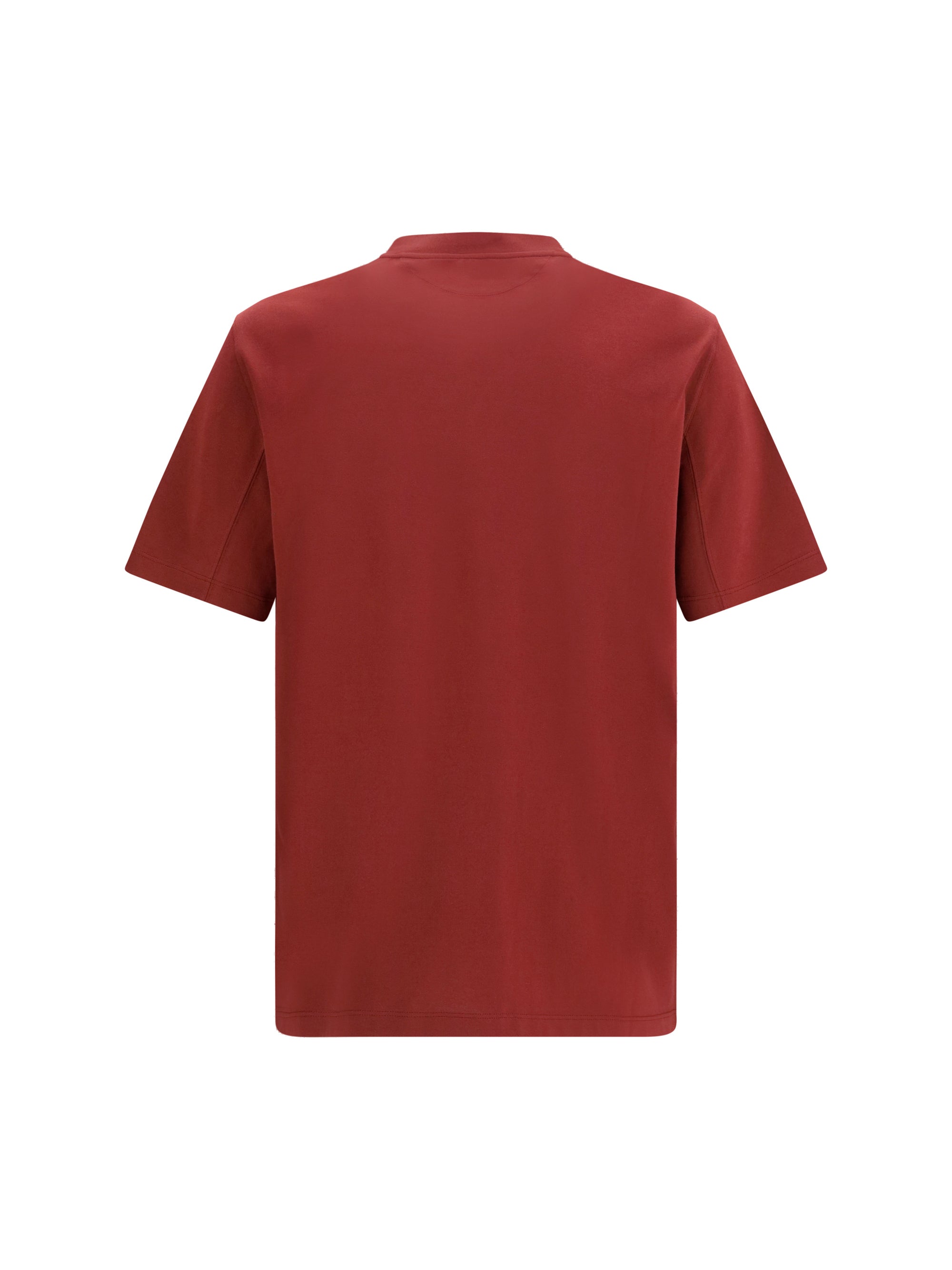 Logo-Detailed Cotton T-Shirt — Red