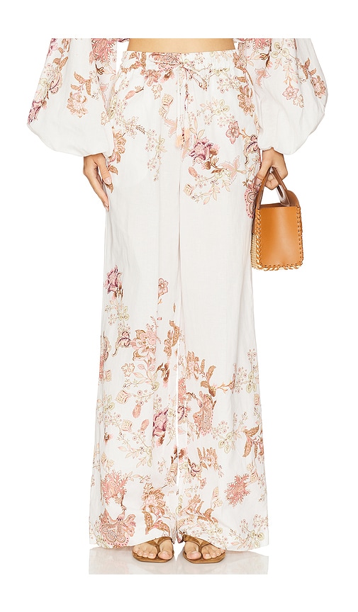 HEMANT AND NANDITA HOSE MIT SCHLUPFFORM in White. Größe XS. Also in L, M, S