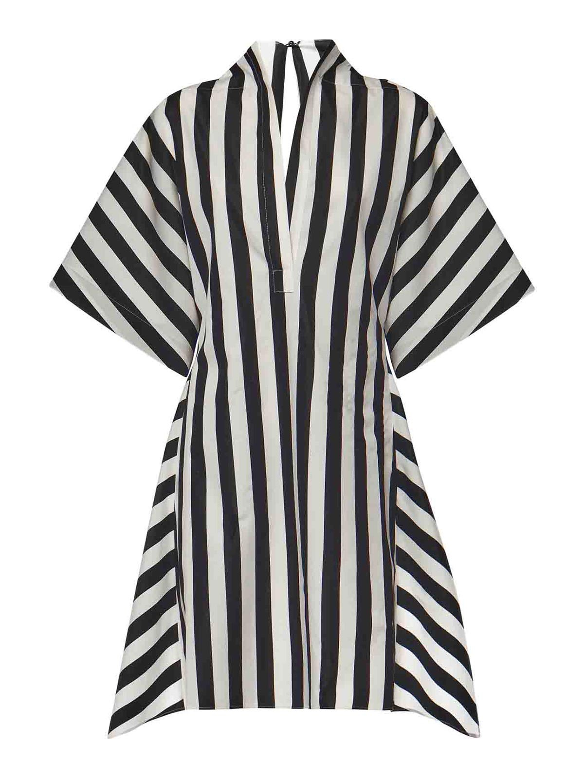 Jacquemus - moisson tunic dress striped cotton