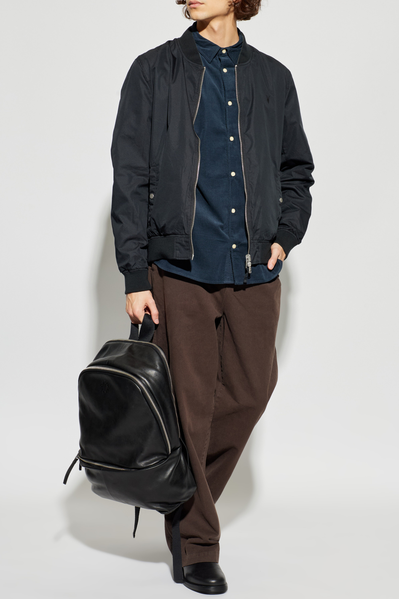 Reversible "Rev" Bomber Jacket, Men's, Black