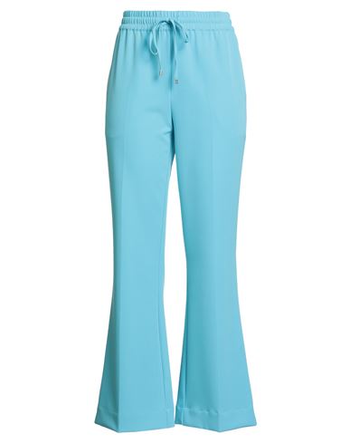 Woman Pants Sky blue Size 10 Polyester, Elastane