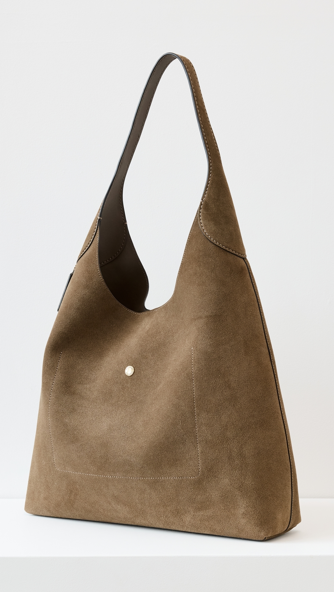 Coach Suede Brooklyn Shoulder Bag 39 B4/Cedar One Size
