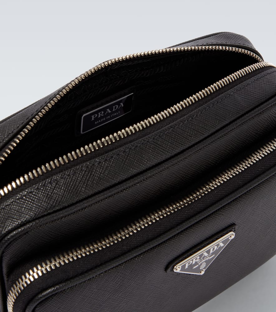 Saffiano leather shoulder bag