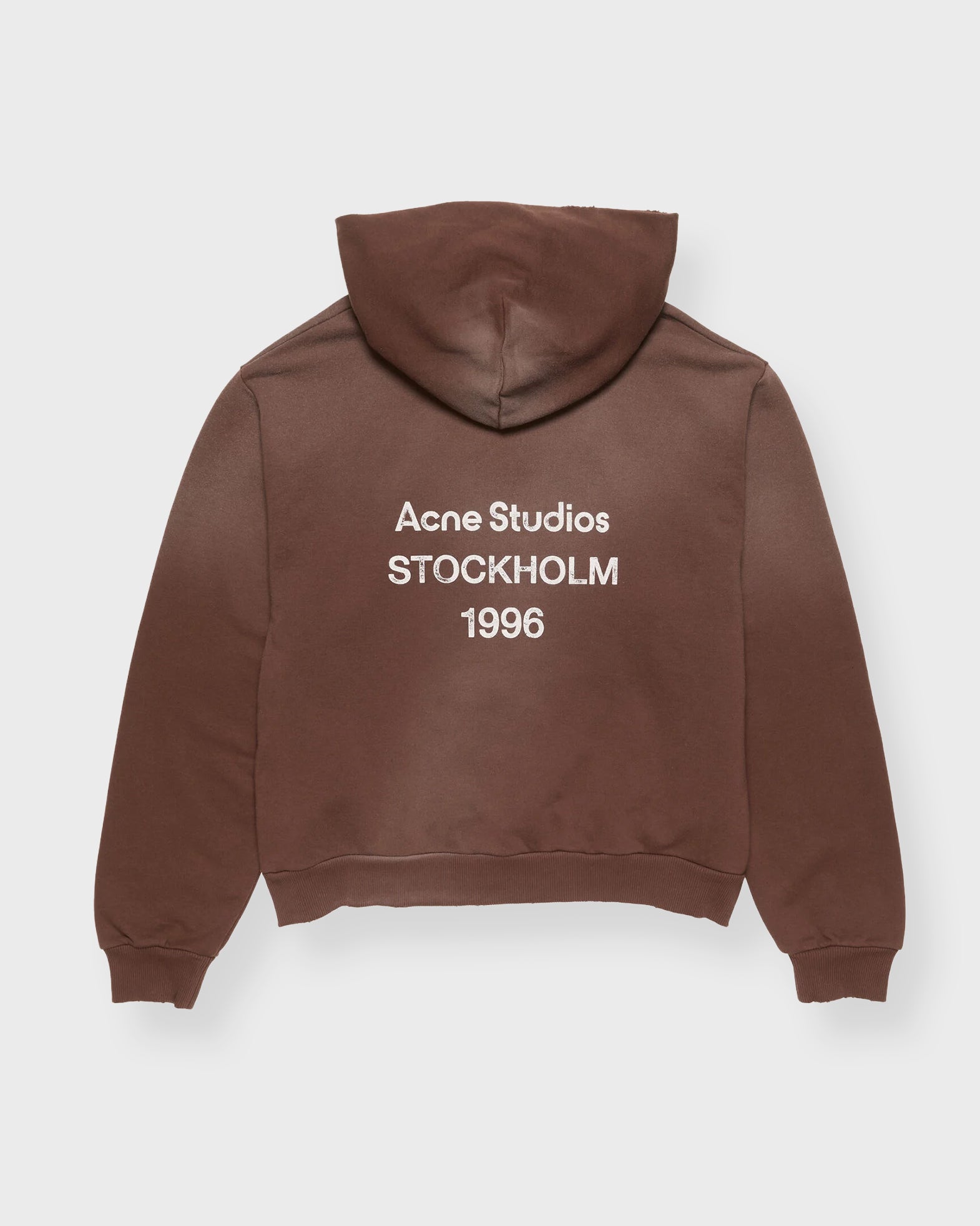 Acne Studios Hoodie Logo Chocolate