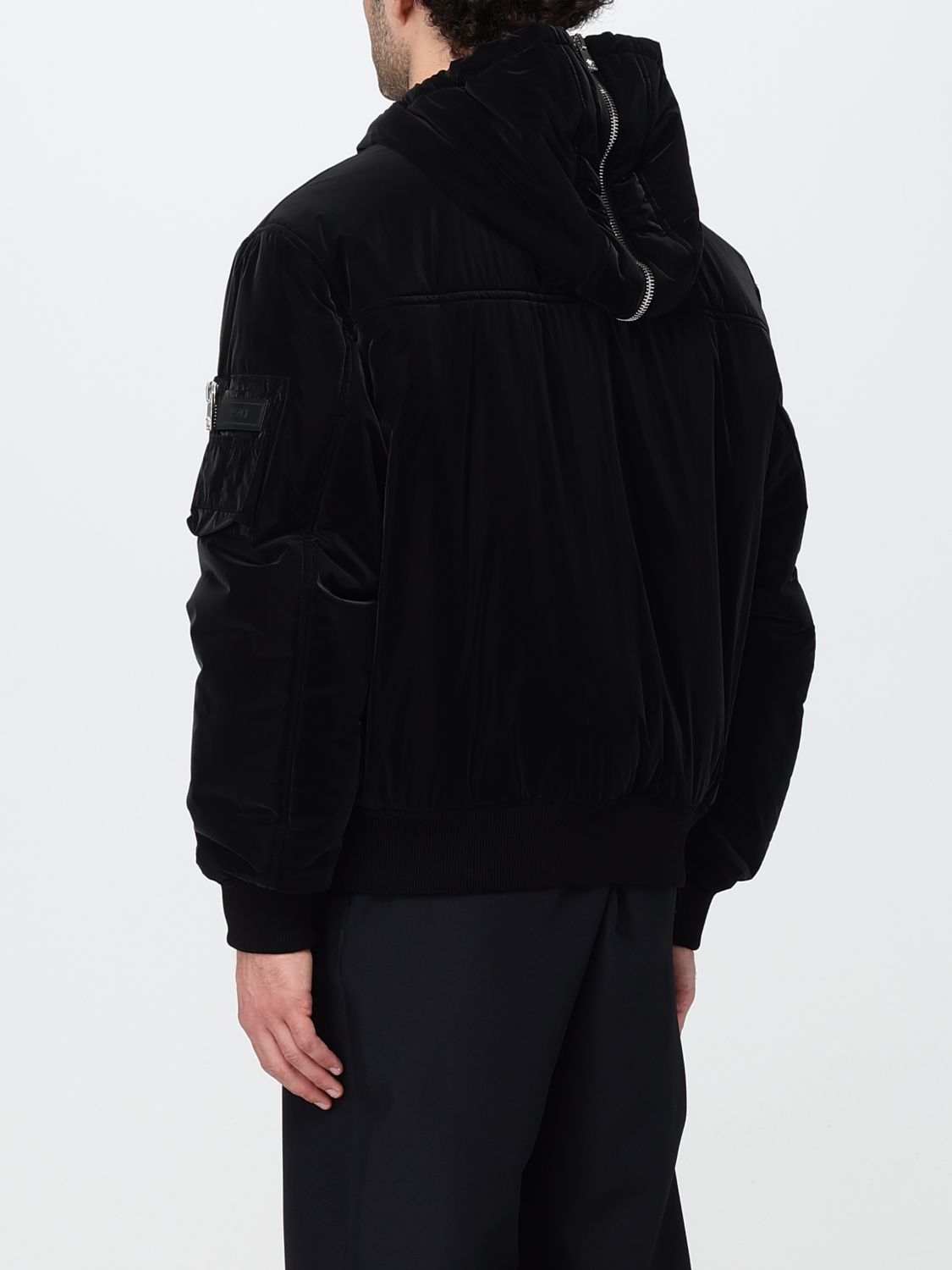Coat Men color Black