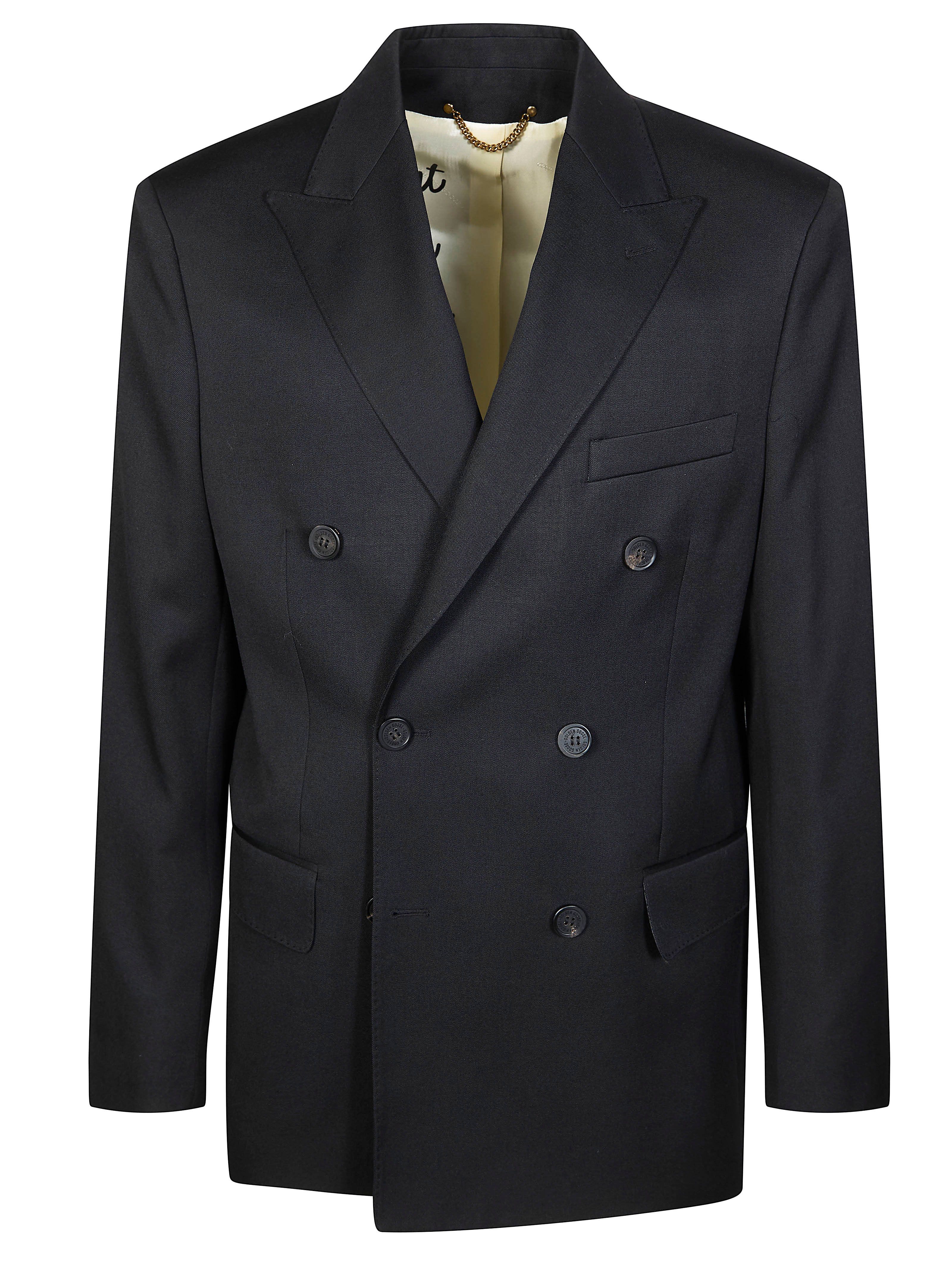 Men's Double-Breasted Wool Jacket