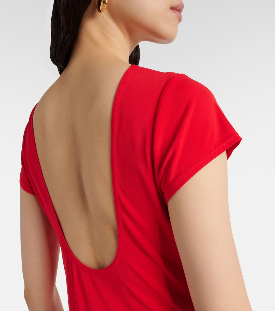 Jersey midi dress