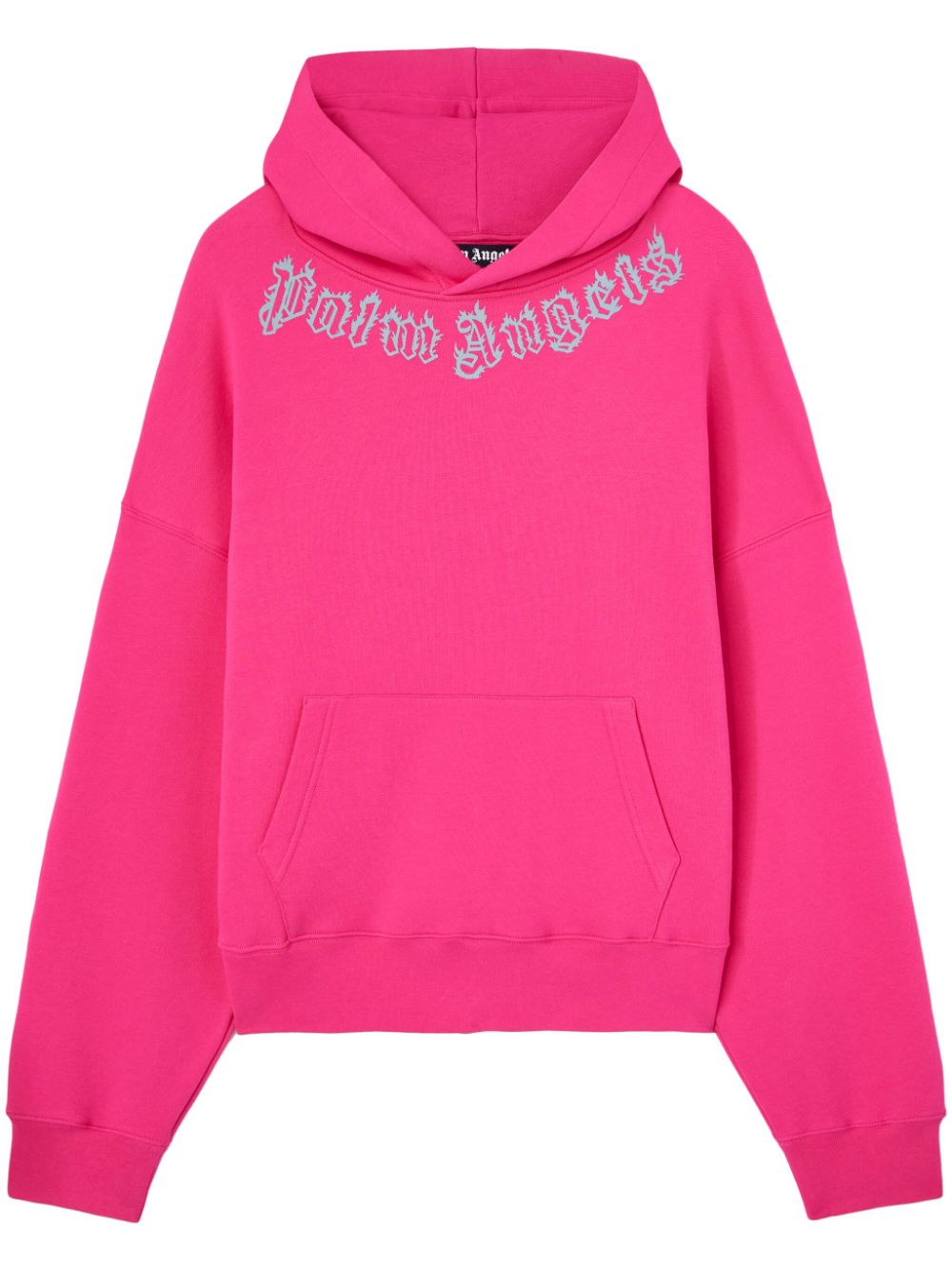 Neck-logo hoodie - Pink