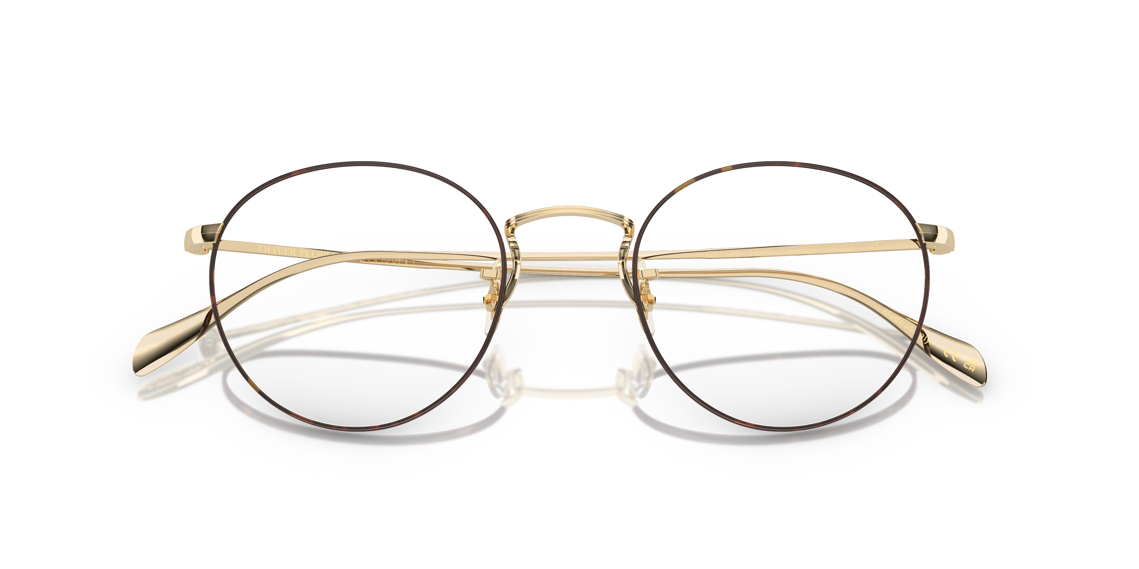 Oliver Peoples Herren Oliver Peoples OV1186 COLERIDGE 5295 Optische Fassungen Metall Gold Transparent Pantos Norma