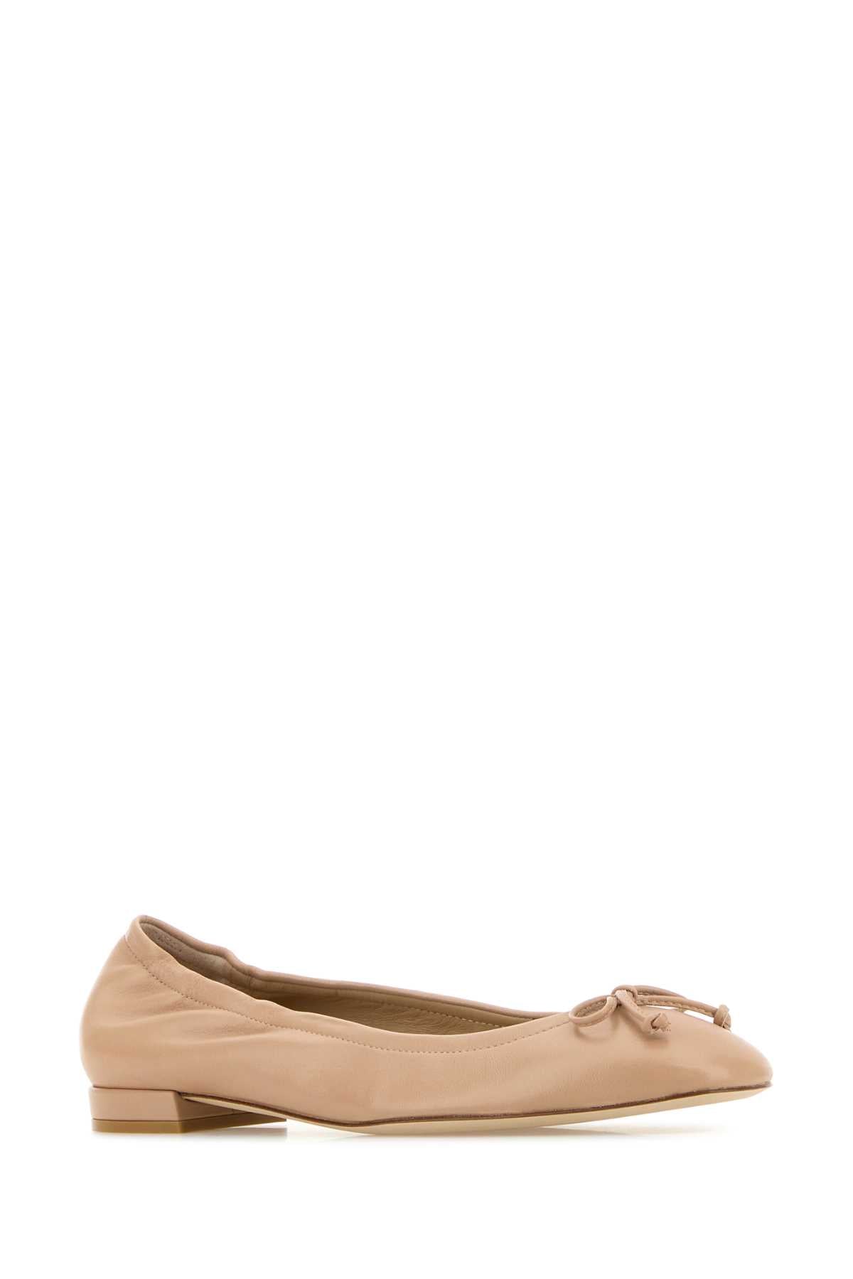 Stuart Weitzman Powder Pink Leather Bria Ballerina