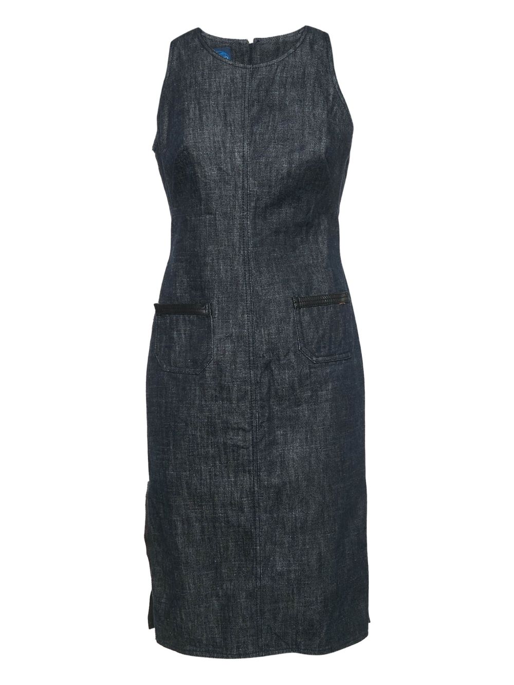 Denim midi dress - Blue