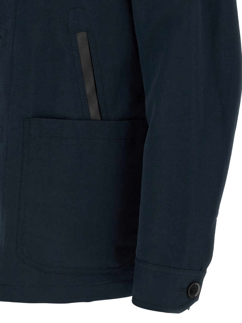 Desert Puffer Jackets Blue