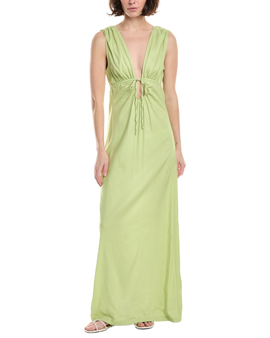 Calli Linen-Blend Maxi Dress