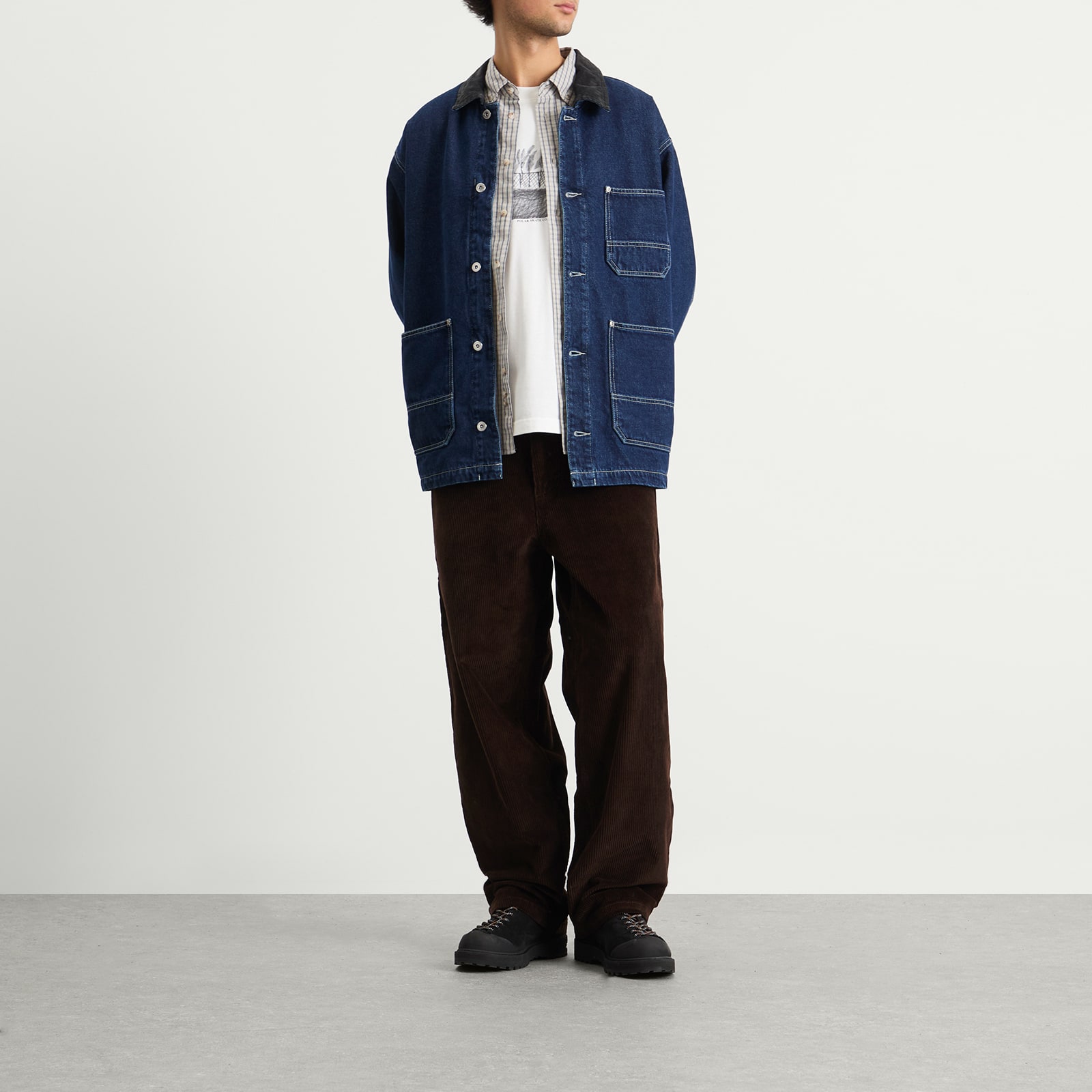 Men's Big Boy Cord Pants Chocolate