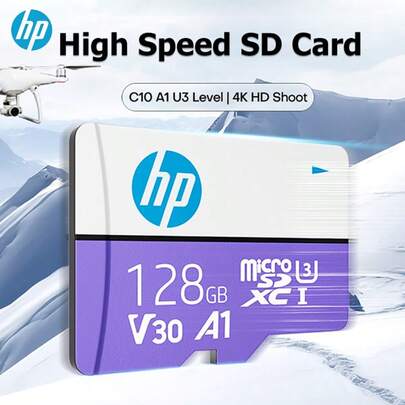 HP MicroSD 128GB C10 Memory Card 256GB Mini SD Card SDCH SDXC For Laptop Desktop Blue MicroSD Card