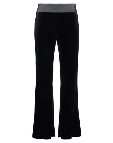 Woman Pants Black Size 6 Polyester, Elastane