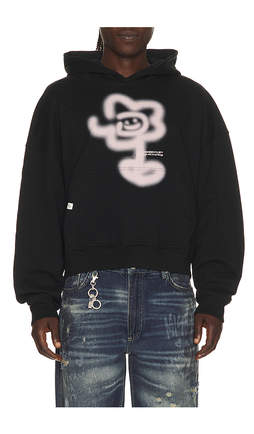 DRMERS CLUB Graffiti Flower Hoodie in Black. XL/1X also in