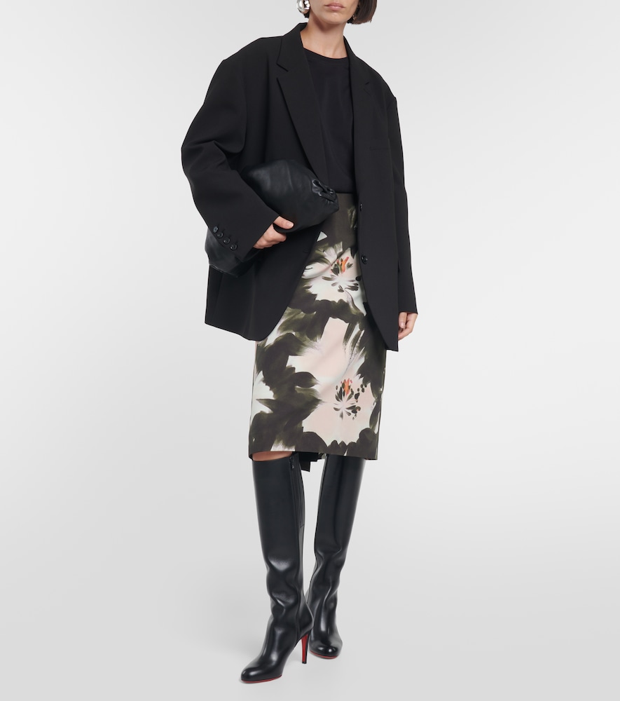 Christian Louboutin Pumppie Botta leather knee-high boots