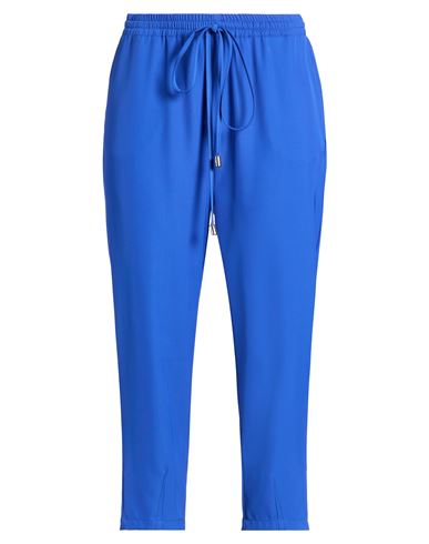 Woman Pants Bright blue Size 4 Polyester, Elastane