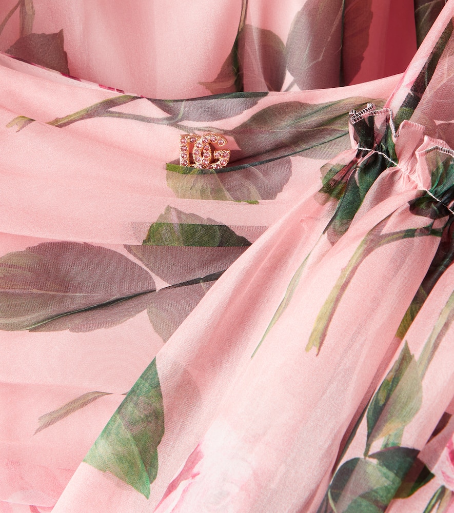 Floral organza dress