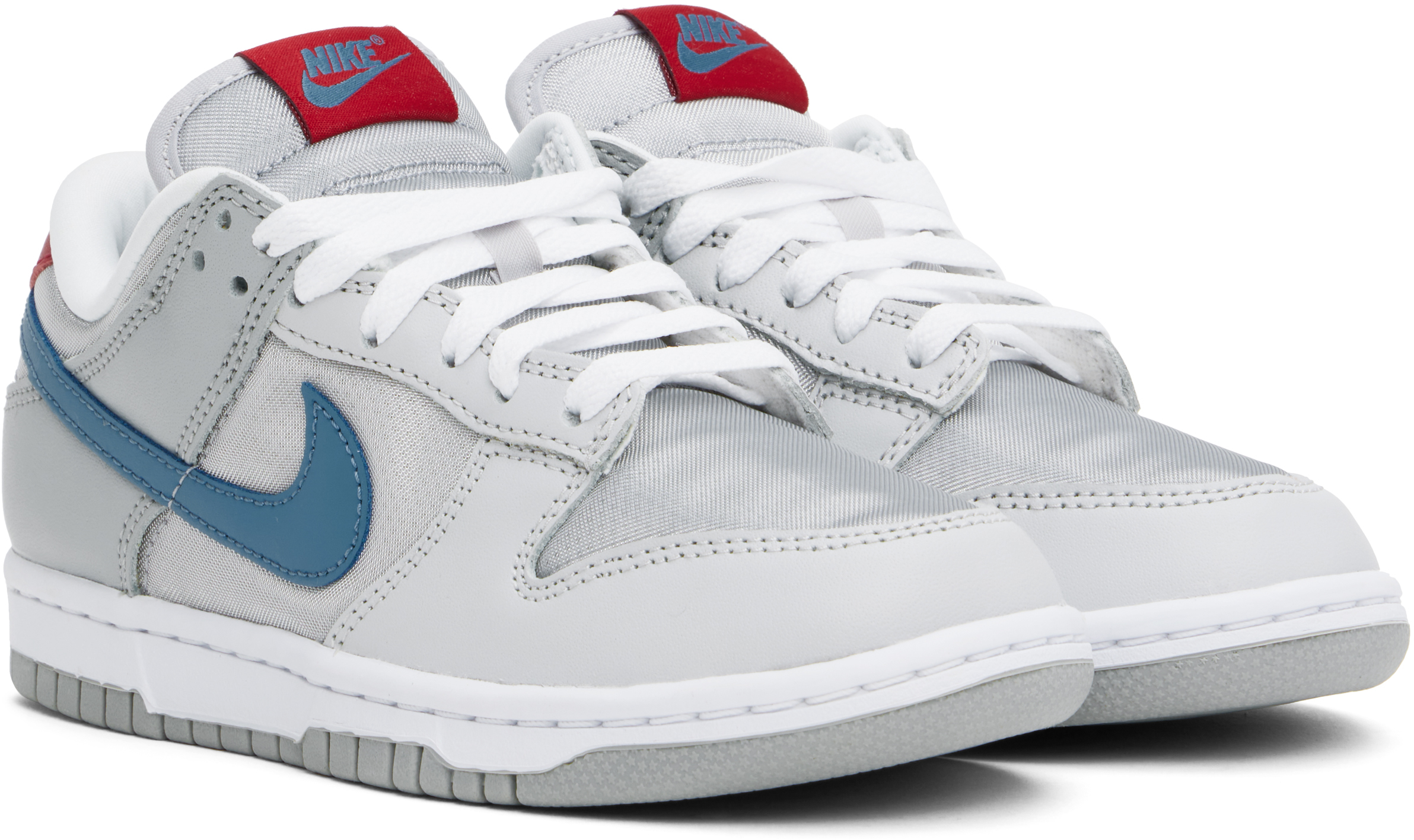 Silver Dunk Low Sneakers