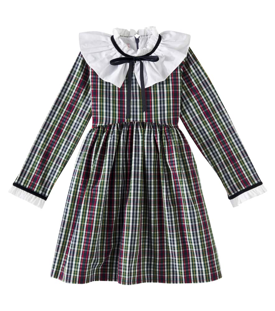 Flora Tartan cotton dress