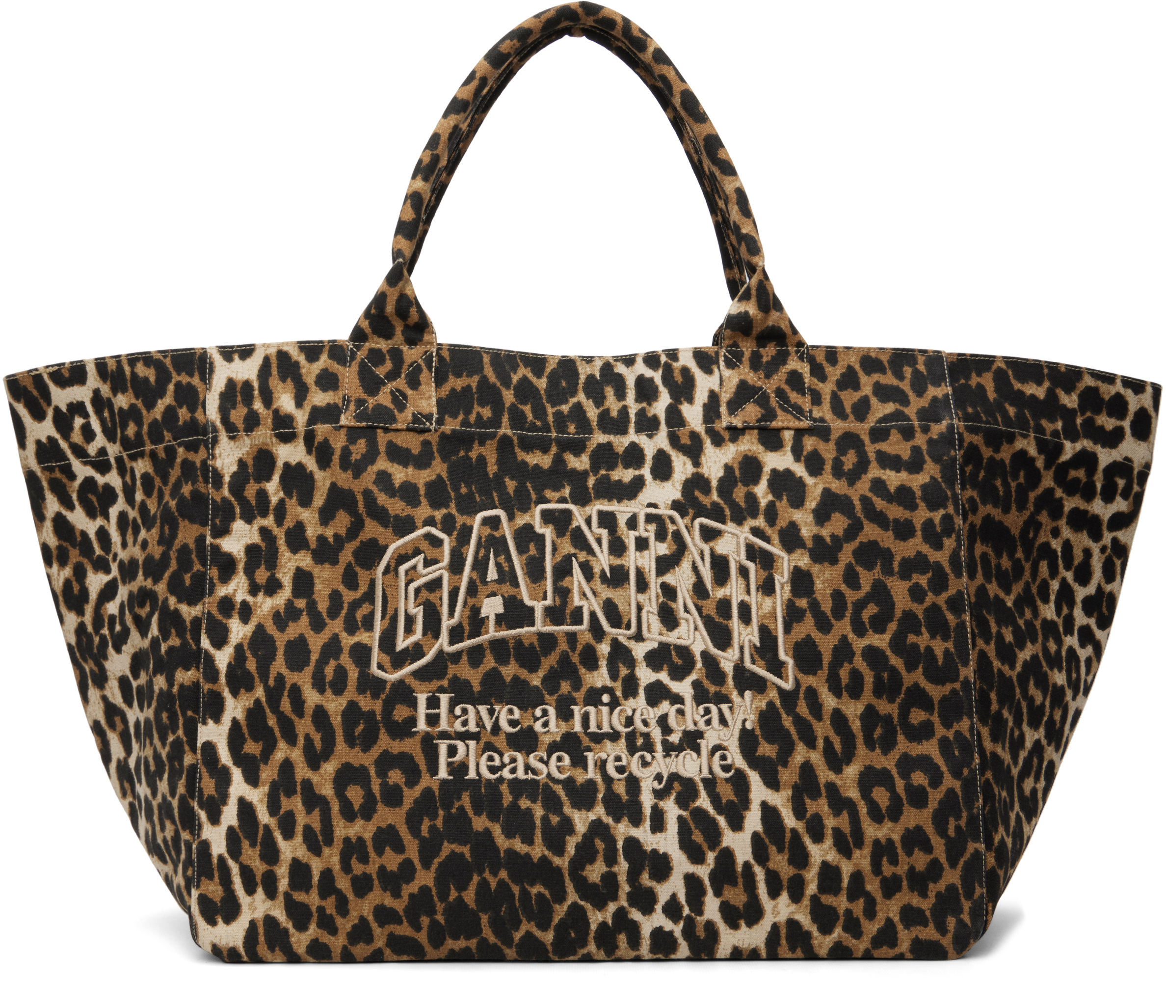 Brown Leopard XXL Tote