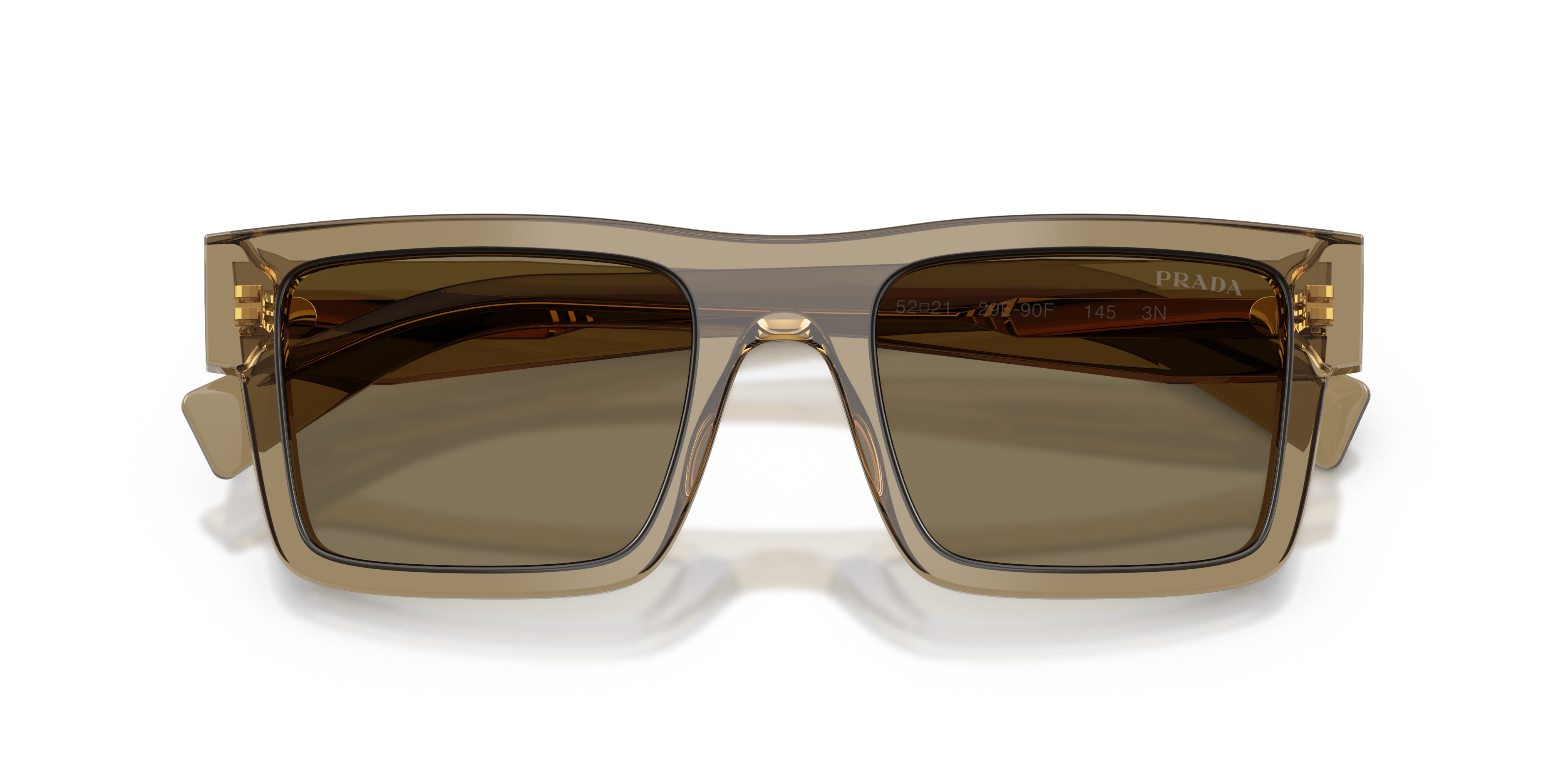 Prada Man Prada PR 29E90F Sunglasses Acetate Brown Squared Norma