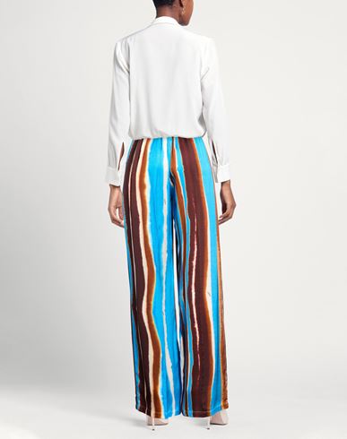 Woman Pants Azure Size M Viscose