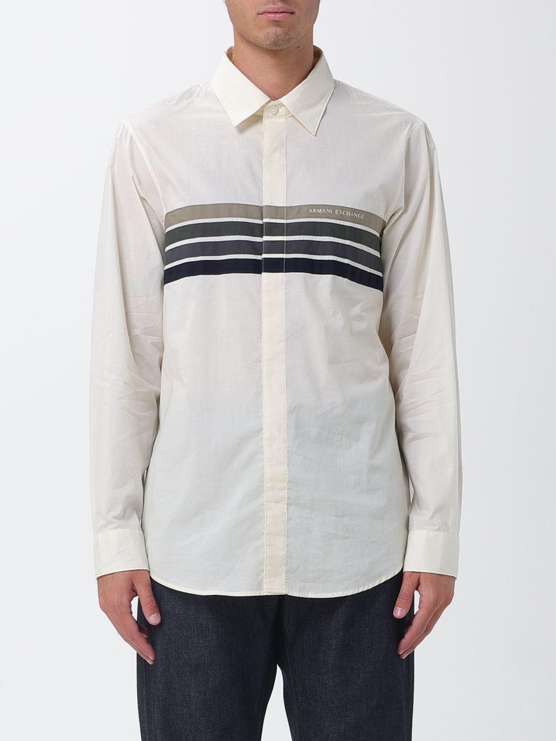 Shirt Men color Yellow Cream