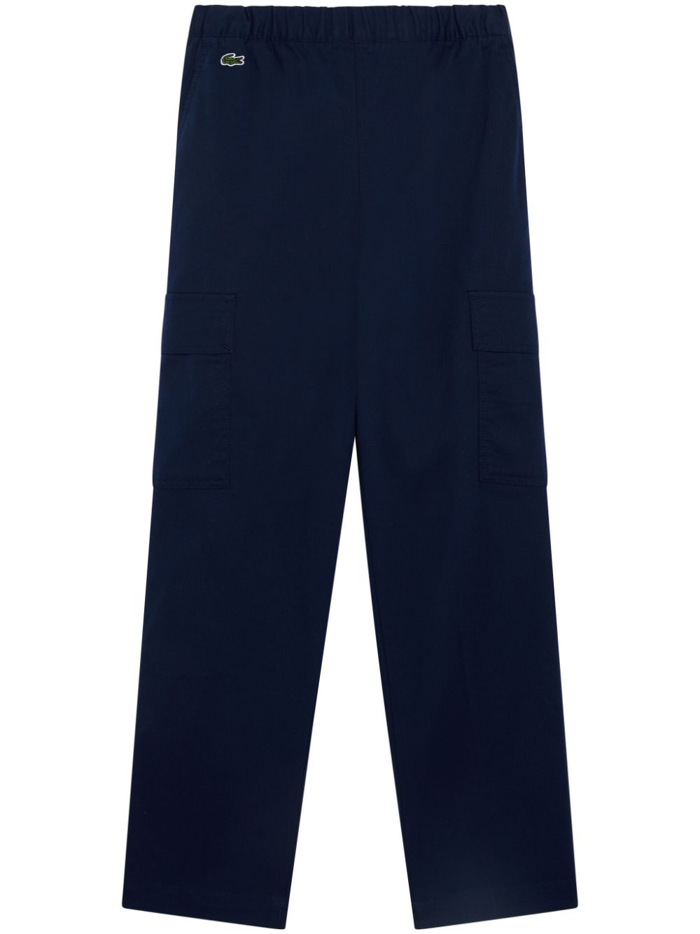 Elasticated-waist trousers - Blue