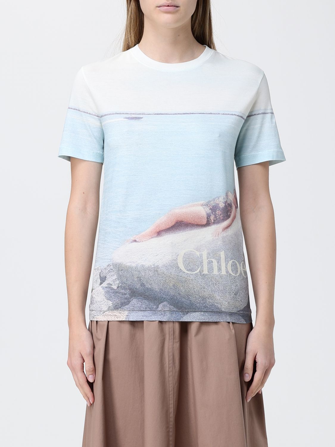 CHLOÉ T-Shirt Woman color Multicolor