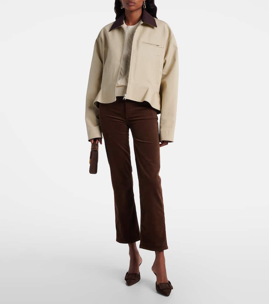 Le Sleek mid-rise straight jeans