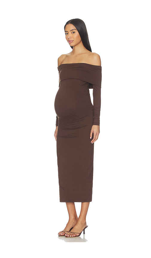 BUMPSUIT The Alison Dress in Chocolate. M also in L, S