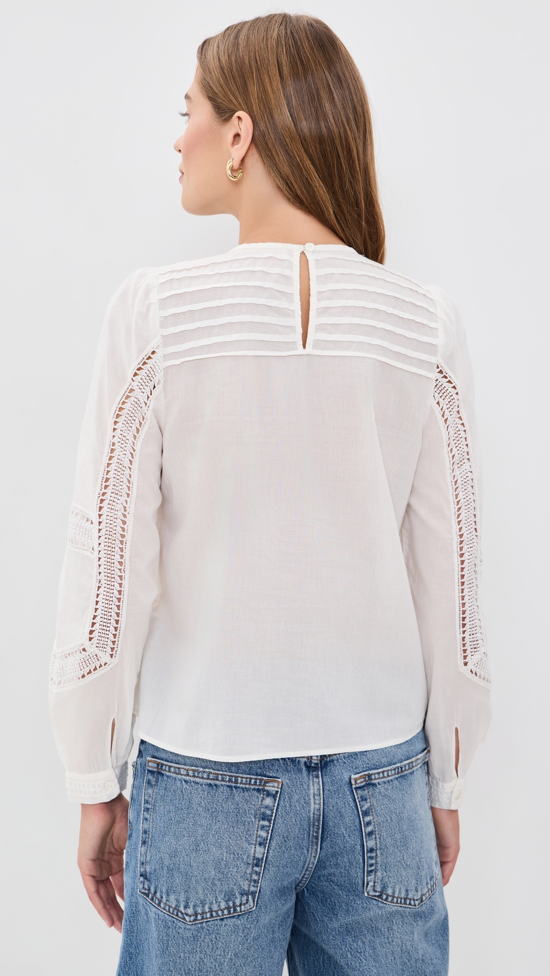 Marlowe Long Sleeve Cotton Top Pristine