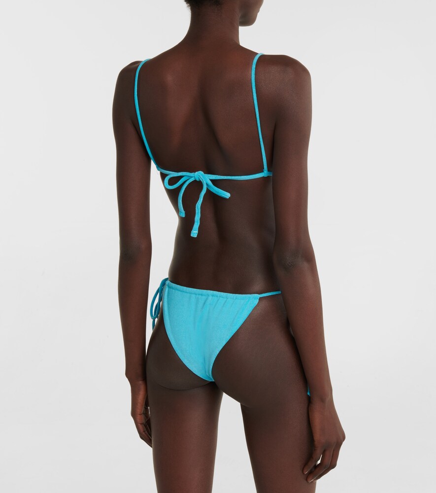 Exclusive to Mytheresa - Via terry triangle bikini top