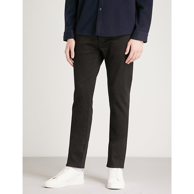 Mens Slim-Fit Tapered Jeans