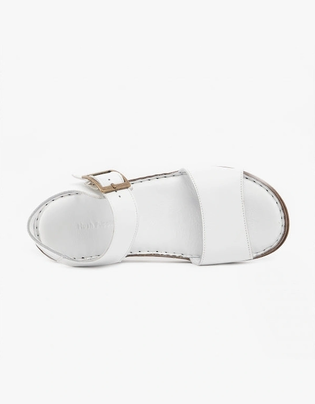 Women's Hush Puppies ELLIE Womens Leather Sandals White
