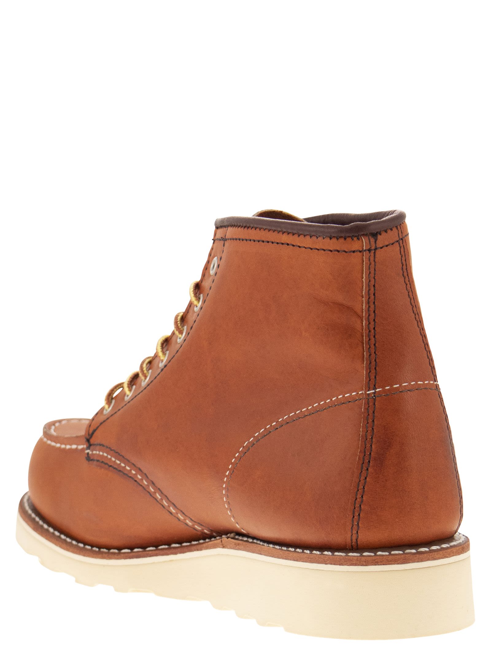 Red Wing Classic Moc Leather Lace Up Boot