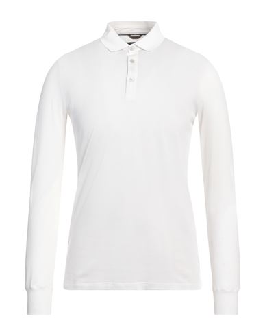 Moorer Man Polo shirt White Size 36 Cotton