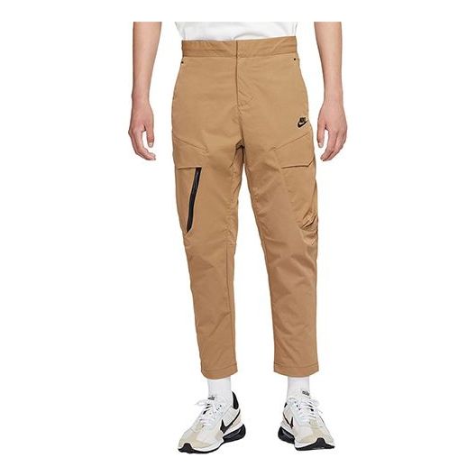 Men's Sportswear Tech Essentials Casual Sports Woven Unlined Long Pants/Trousers Brown