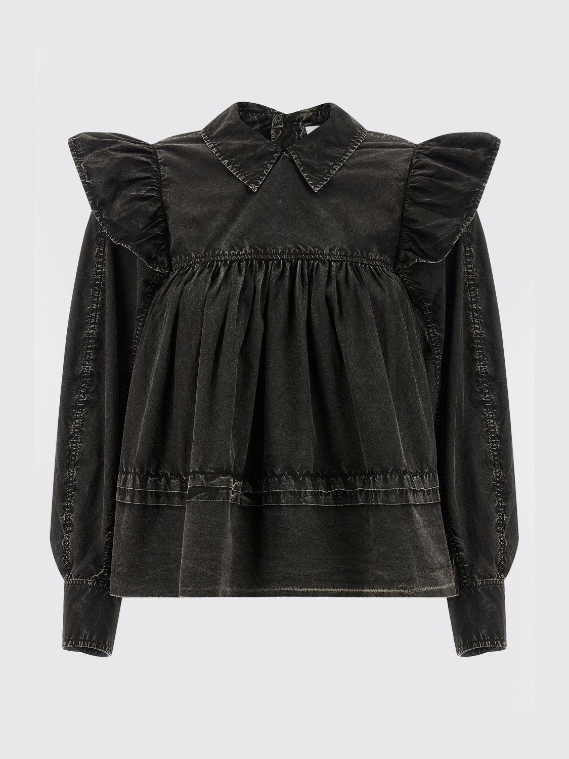Top Woman color Black