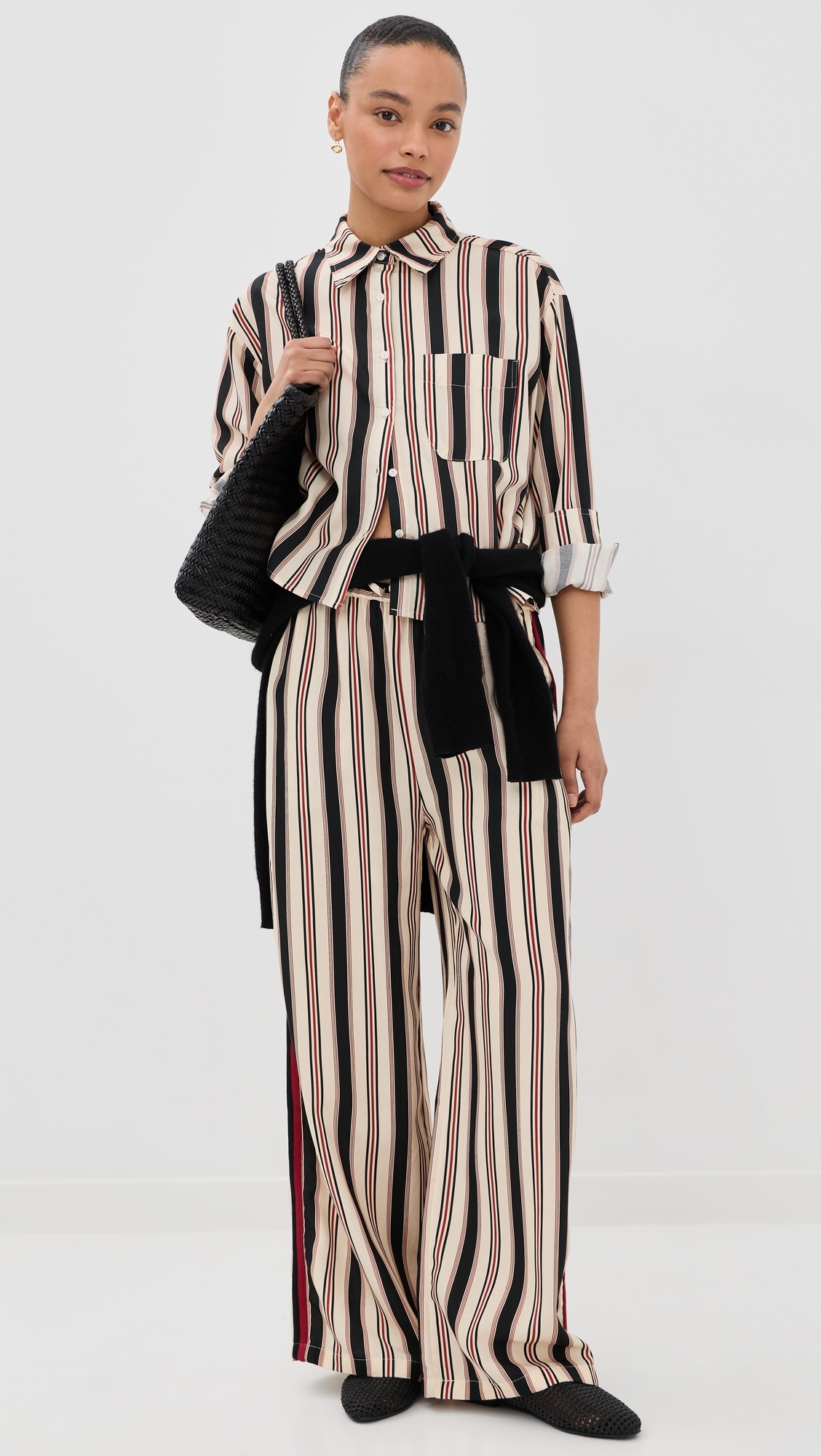 Horizon Shirt Beige Stripe