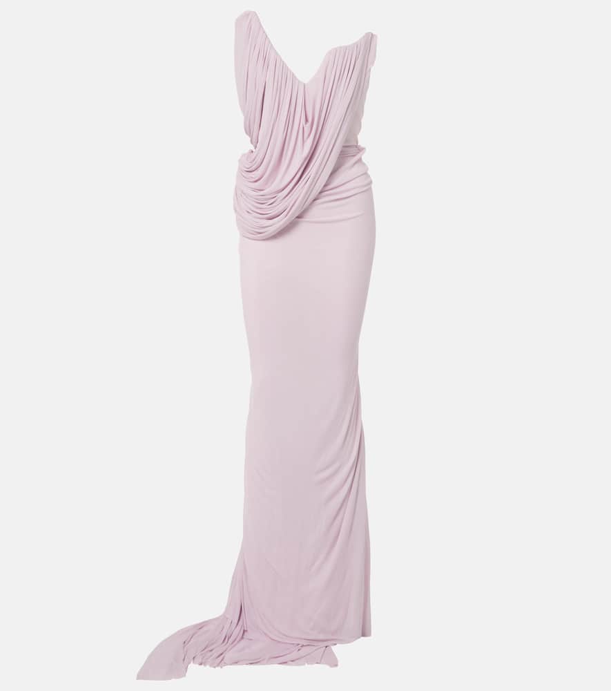 Systema gathered jersey gown