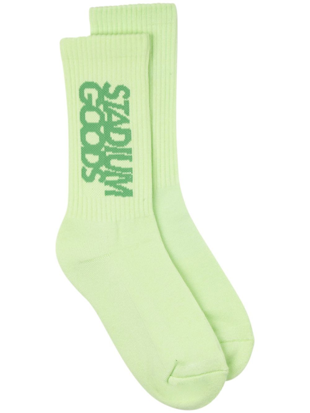 Crew "Green Grass" socks